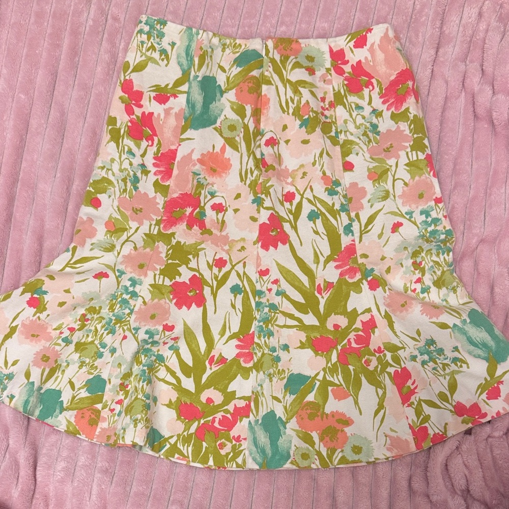Gorgeous Kate Hill Floral A-Line Skirt - Picture 3 of 5